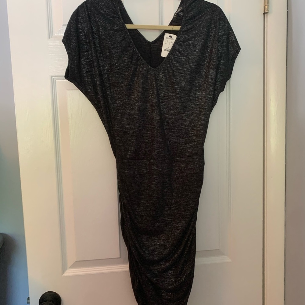 Gunmetal Express party dress